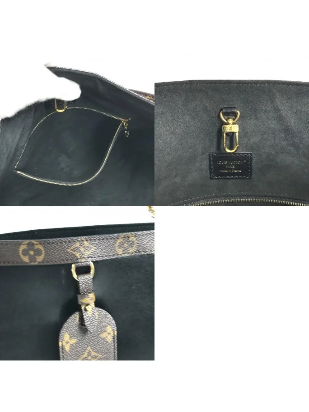 Louis Vuitton Shoulder Bag Nova MM Monogram Leather Noir Black